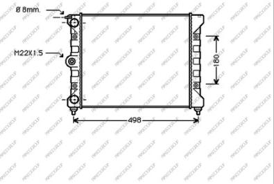 Prasco VG012R012 - Радіатор, охолодження двигуна autozip.com.ua