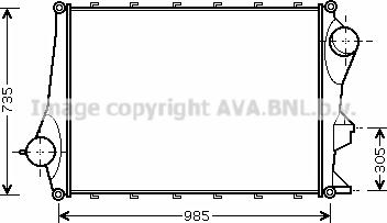 Prasco VL4043 - Інтеркулер autozip.com.ua