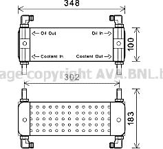 Prasco VL3073 - Масляний радіатор, рухове масло autozip.com.ua