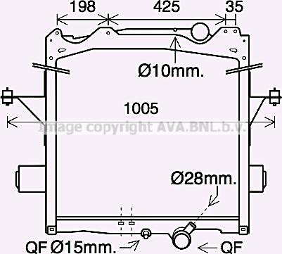 Prasco VL2085 - Радіатор, охолодження двигуна autozip.com.ua
