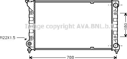 Prasco VN2066 - Радіатор, охолодження двигуна autozip.com.ua