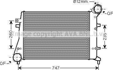 Prasco VNA4268 - Интеркулер autozip.com.ua