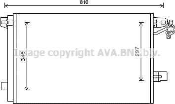 Prasco VNA5328D - Конденсатор, кондиціонер autozip.com.ua