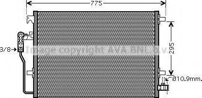 Prasco VW5277D - Конденсатор, кондиціонер autozip.com.ua