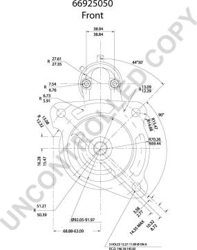 Prestolite Electric 66925050 - Стартер autozip.com.ua