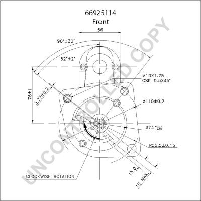 Prestolite Electric 66925114 - Стартер autozip.com.ua