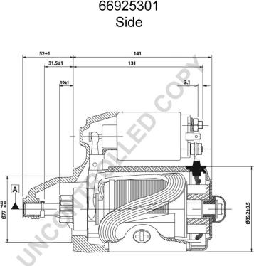 Prestolite Electric 66925301 - Стартер autozip.com.ua