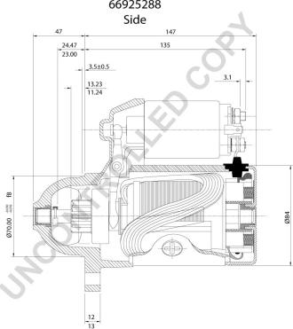 Prestolite Electric 66925288 - Стартер autozip.com.ua