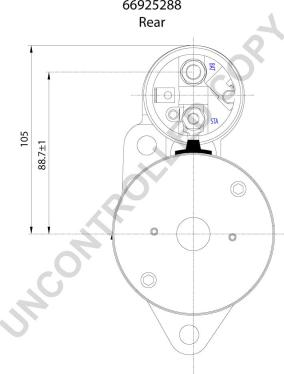 Prestolite Electric 66925288 - Стартер autozip.com.ua