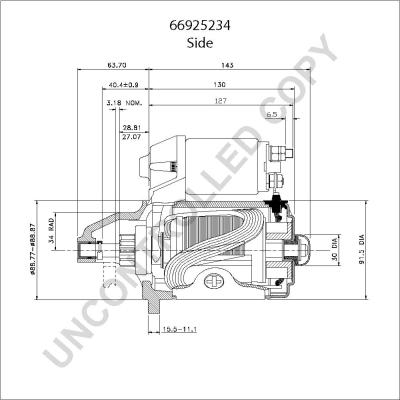 Prestolite Electric 66925234 - Стартер autozip.com.ua