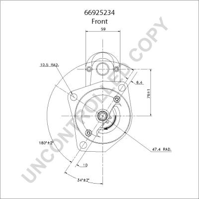 Prestolite Electric 66925234 - Стартер autozip.com.ua