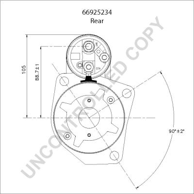 Prestolite Electric 66925234 - Стартер autozip.com.ua