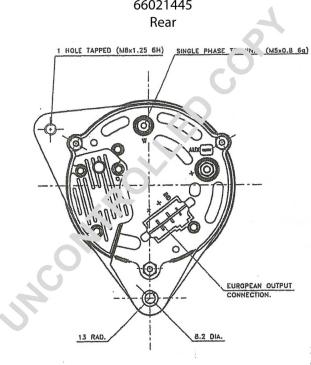 Prestolite Electric 66021445 - Генератор autozip.com.ua