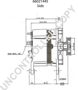 Prestolite Electric 66021445 - Генератор autozip.com.ua