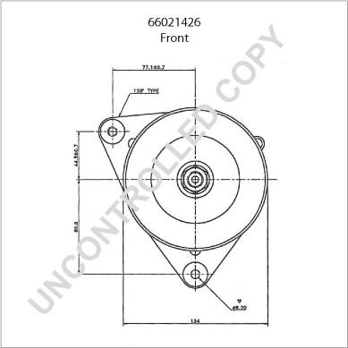 Prestolite Electric 66021426 - Генератор autozip.com.ua