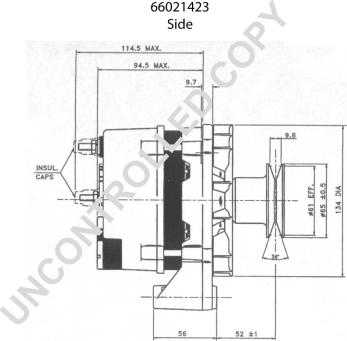 Prestolite Electric 66021423 - Генератор autozip.com.ua