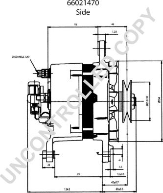 Prestolite Electric 66021470 - Генератор autozip.com.ua