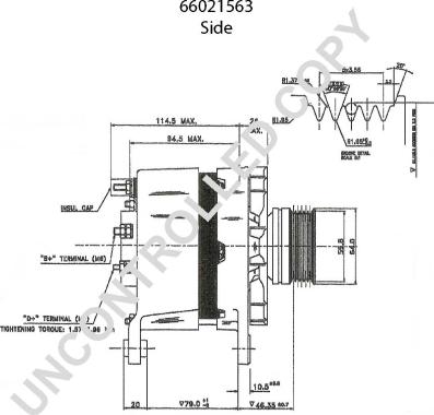 Prestolite Electric 66021563 - Генератор autozip.com.ua