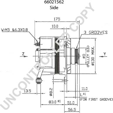 Prestolite Electric 66021562 - Генератор autozip.com.ua