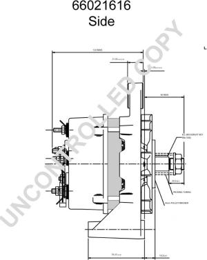 Prestolite Electric 66021616 - Генератор autozip.com.ua