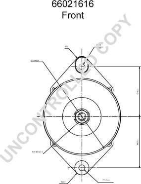 Prestolite Electric 66021616 - Генератор autozip.com.ua