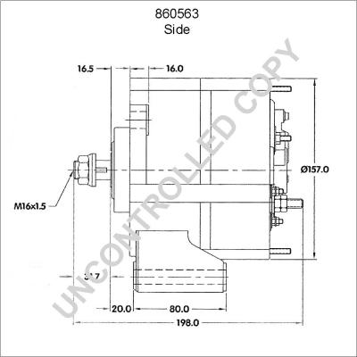 Prestolite Electric 860563 - Генератор autozip.com.ua