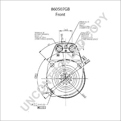 Prestolite Electric 860507GB - Стартер autozip.com.ua