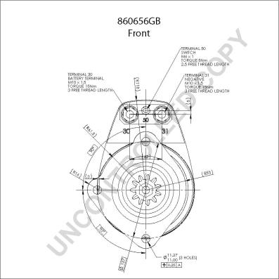 Prestolite Electric 860656GB - Стартер autozip.com.ua