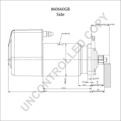 Prestolite Electric 860660GB - Стартер autozip.com.ua