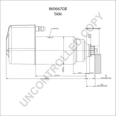 Prestolite Electric 860667GB - Стартер autozip.com.ua