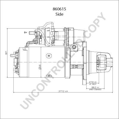 Prestolite Electric 860615 - Стартер autozip.com.ua