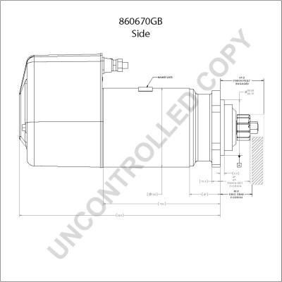 Prestolite Electric 860670GB - Стартер autozip.com.ua