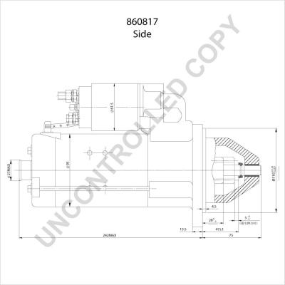 Prestolite Electric 860817 - Стартер autozip.com.ua