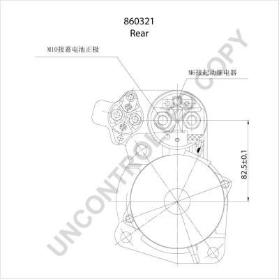 Prestolite Electric 860321 - Стартер autozip.com.ua