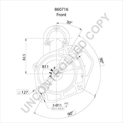 Prestolite Electric 860716 - Стартер autozip.com.ua