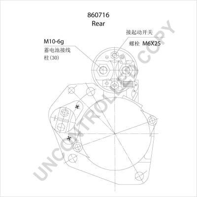 Prestolite Electric 860716 - Стартер autozip.com.ua