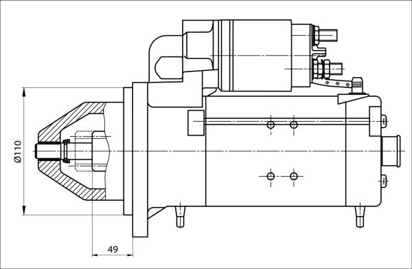 Prestolite Electric 861040 - Стартер autozip.com.ua