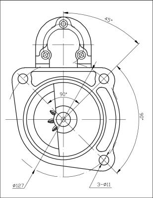 Prestolite Electric 861038 - Стартер autozip.com.ua