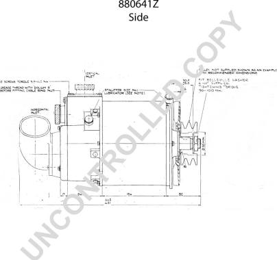 Prestolite Electric 880641Z - Генератор autozip.com.ua