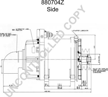 Prestolite Electric 880704Z - Генератор autozip.com.ua