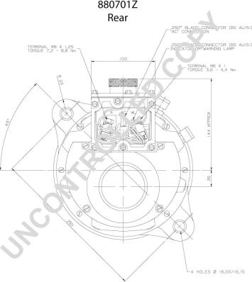 Prestolite Electric 880701Z - Генератор autozip.com.ua