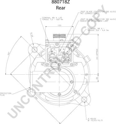 Prestolite Electric 880718Z - Генератор autozip.com.ua