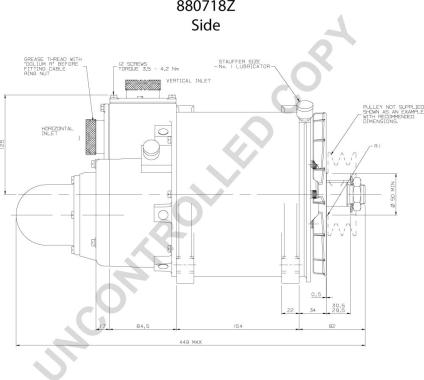 Prestolite Electric 880718Z - Генератор autozip.com.ua