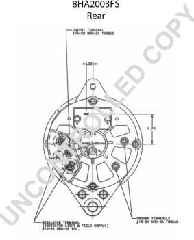 Prestolite Electric 8HA2003FS - Генератор autozip.com.ua