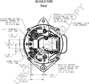 Prestolite Electric 8LHA3159R - Генератор autozip.com.ua