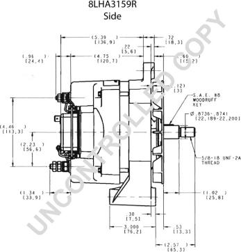 Prestolite Electric 8LHA3159R - Генератор autozip.com.ua