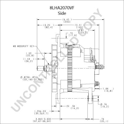 Prestolite Electric 8LHA2070VF - Генератор autozip.com.ua