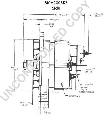 Prestolite Electric 8MH2003KS - Генератор autozip.com.ua