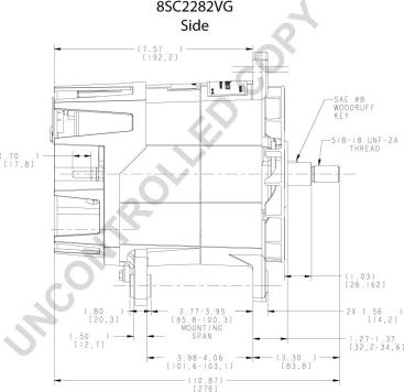 Prestolite Electric 8SC2282VG - Генератор autozip.com.ua