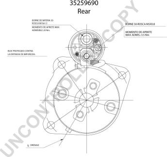 Prestolite Electric 35259690 - Стартер autozip.com.ua